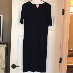 Solid Black LLR Julia Dress